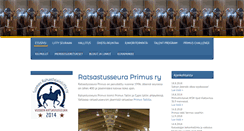 Desktop Screenshot of primusseura.net